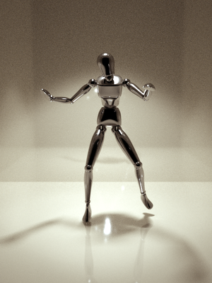 Path tracing<br />2.9Ms/sec 6FPS  13943/64000<br />render time: 00h45m23s