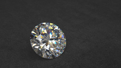 Diamond dispersion test (the diamond model is a 100% accurate &quot;Practical Fine Cut&quot; (For the jewellers among you... because of the live update capabilities of octane you can tweak the lighting so you can see hearty and arrows. Maybe I´ll post a rendering of those later)<br />Rendertime arround 8 Min