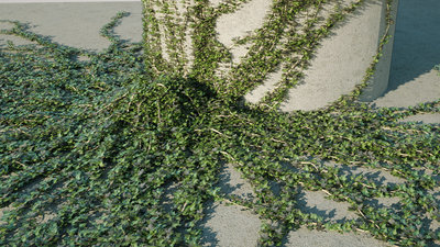 Test I did with Evy Gen in C4D (I had problems with the Sun giving me a really hard edge at the right side of the pillar. Strange behaviour)<br />Rendertime: 30 Min