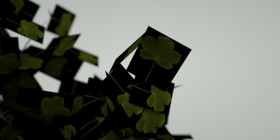 XFrog tree (3DS) imported to SU, exported OBJ for Octane