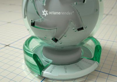 transparent glass with slight amount of green absorption