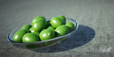 Pathtracing - 3000 samples - render time : 4 mins