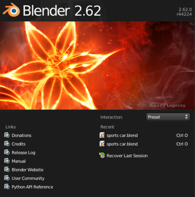 Blender version used
