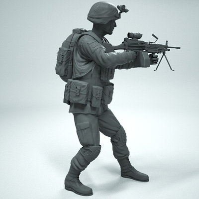 Soldier Resin look