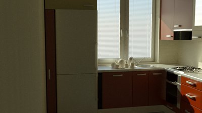 path tracing, 20000 samples, about1hr with 580