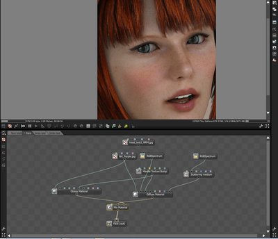 Skin setting node tree