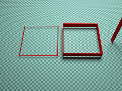emitter only, glass opacity zero