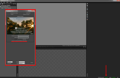 44 minutes later, same rendering result, same licence situation...