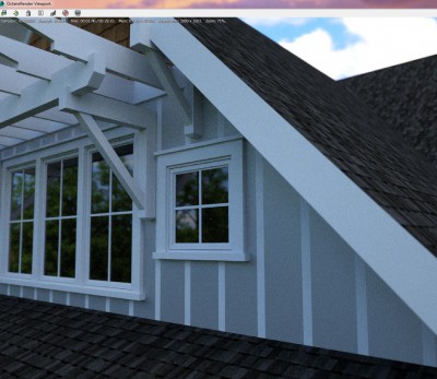 The flat rendering result that I do not want.