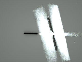 OctaneRender 1.10 / Specular material: specular=0 // index=1.64 // transmission=1