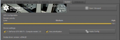 3 options for GPU config..