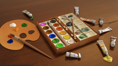 Ready for painting ! Hell, where is my paper ?