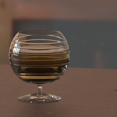 Glass and liquid rendered with Maxwell Render 1.7 -- to SL16, 3h22m