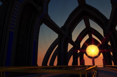 Sunrise at the Temple of Technology