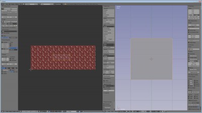 Non square projection of a square plane