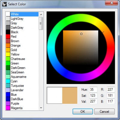 Rhino Color picker.