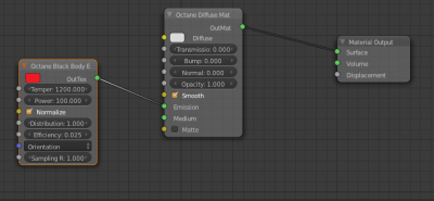 color box mockup for octane black body emission