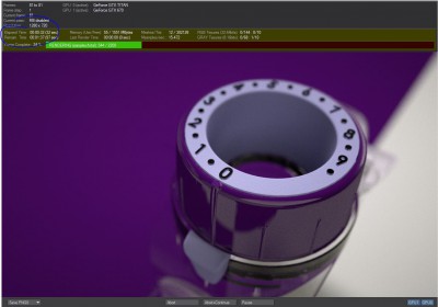 while the rendering