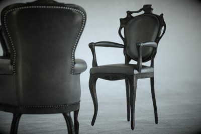 Smoke chairs by Maarten Baas.
