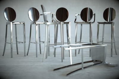 Emeco Kong Stools by Philippe Starck. Models from Designconnected.