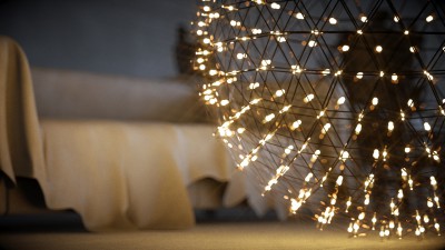 Raimond 127 light. 46w 2700k LED. Quick and dirty model by Olitech.