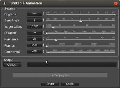 turntable animation component
