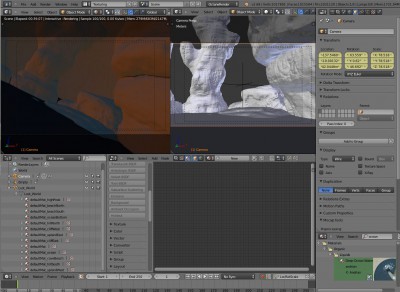 Cams not matching render window!