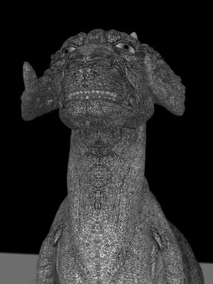 Nasty wireframe! Needs retopo bigtime.