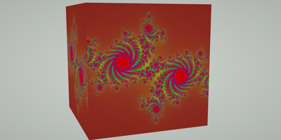 The julia set generated in Lua