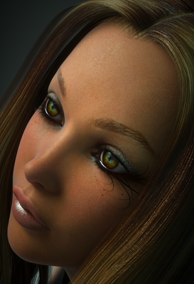 This render was done with pathtracing maxdepth 2 at 3000 msamples and filtersize set to 1 (to show the max detail that can be achieved with v4 based textures.