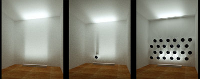 Simulate the Light fixture alone and light with Tubes that gonna be in Facade of the building (They liked it)
