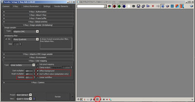 3ds Max gamma settings