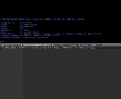 error check console