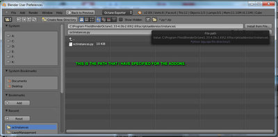 The specified path for the Instances exporter install.