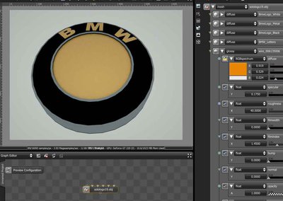 This shows the result when imported to Octane... The Vray Materials are now one...