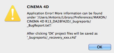 Bug Report