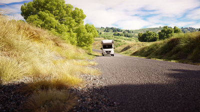 Displacement on the road and ground