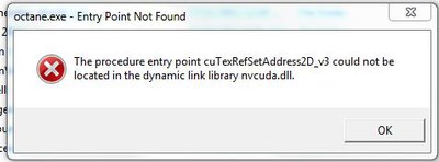 Standalone error message