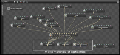 alpha material setup
