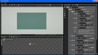 Octane render of same mesh and texture