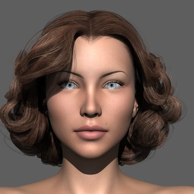 Harlow hair rendered in DS4.6