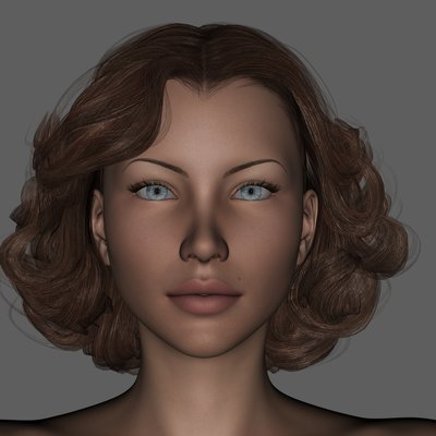 Harlow hair in DS with no lighting set up