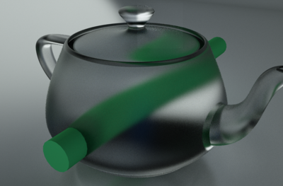 the little square is an overlay of a single 10min render downsampled. See how much more effective the 2x4minute blended renders is against fireflies and noise.