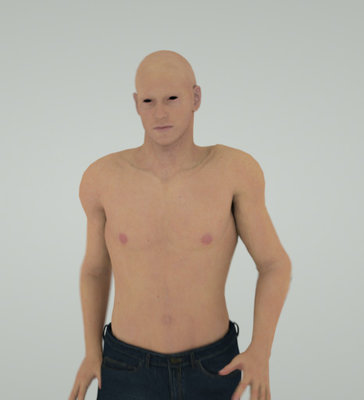 Skin mapped correctly