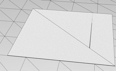 Camera was turned a bit, Wireframe Render2
