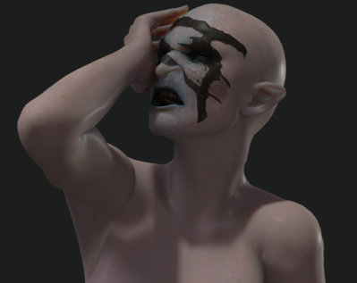 Poser Render / Smoothing with PS
