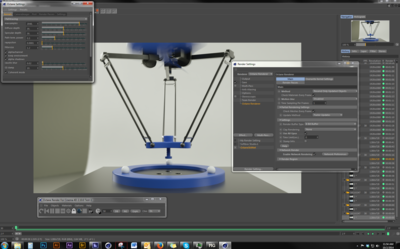 You can see in the render settings that the mation blur is even set to disabled.