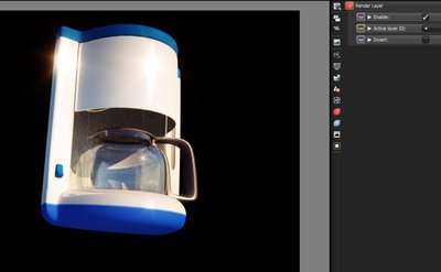 Render with layer enable