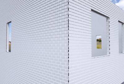 brick wall displacement cracks
