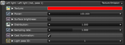 The light pass IDs are configured in the emission node.